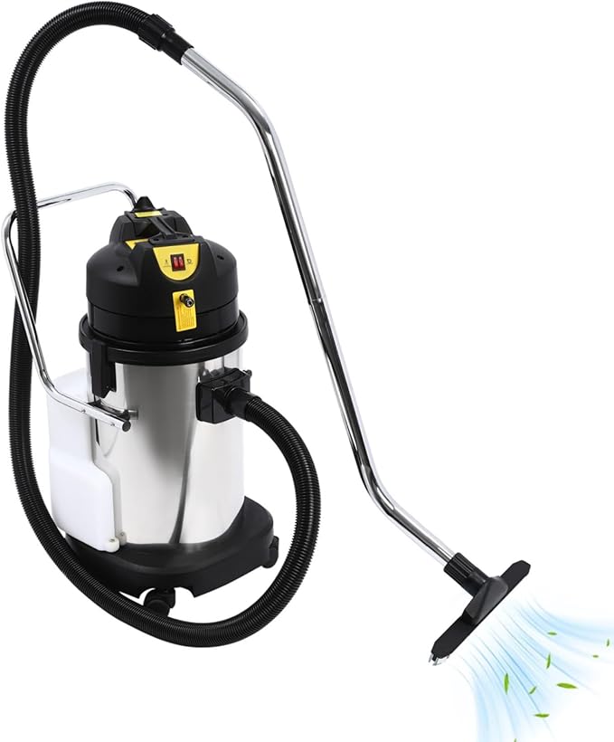 30L/7.9gal Commercial Carpet Cleaner Machine 3 in 1 Multi-Purpose Upholstery Wet Dry Cleaner 1034W Heavy Duty Extractor Vacuum Washing Machine Portable Carpet Sofa Tiles Cleaner