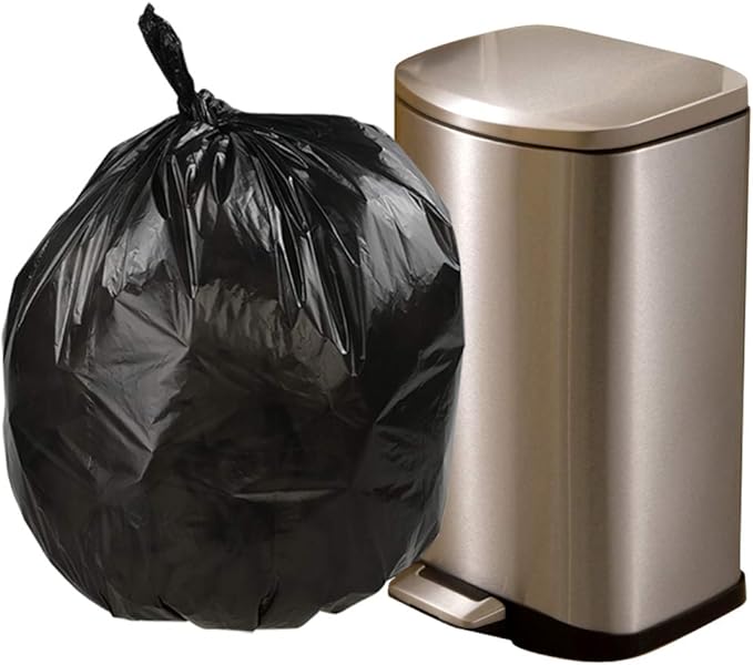 Ramddy Black Tall Kitchen Trash Bags 13 Gallon 150 Counts