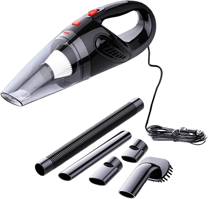 Portable Car Vacuum Rechargeable Car Machine Technology Small Design ABS Texture for Travel Use