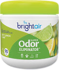 Bright Air 900248 Super Odor Eliminator Zesty Lemon and Lime 14 oz 6/Carton