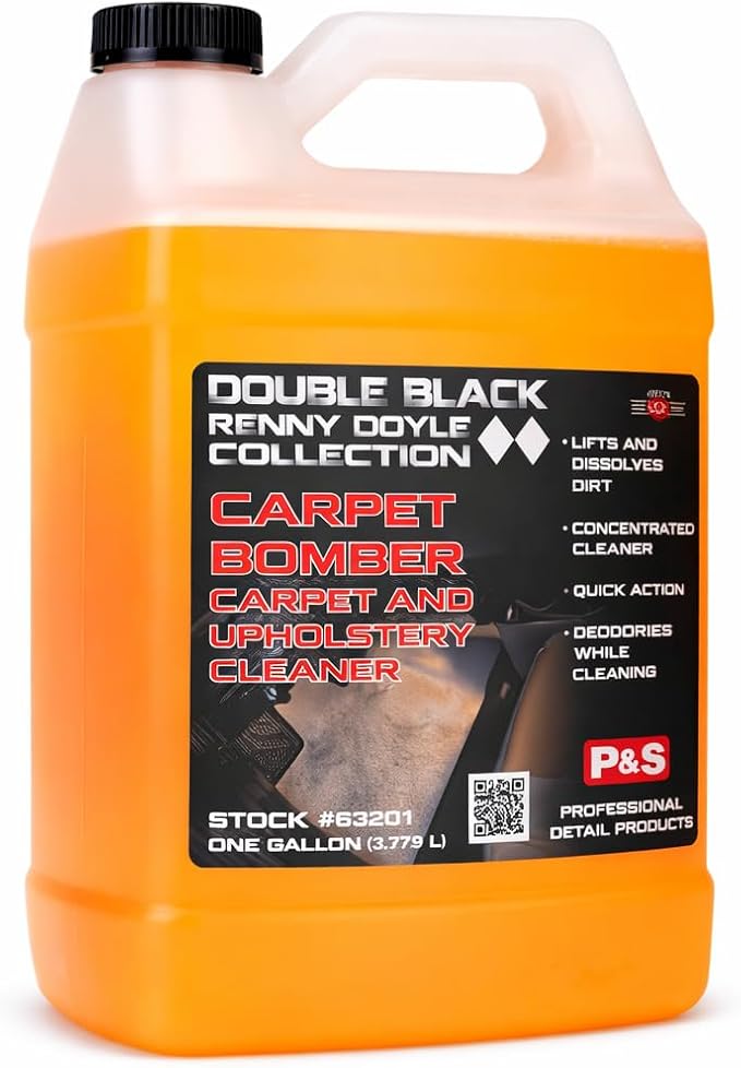 P &amp S PROFESSIONAL DETAIL PRODUCTS Carpet Bomber – Professional Upholstery Cleaner Citrus-Based Formula Removes Grease Dirt &amp Odors Highly Dilutable Safe for Engines &amp Wheel Wells - 1