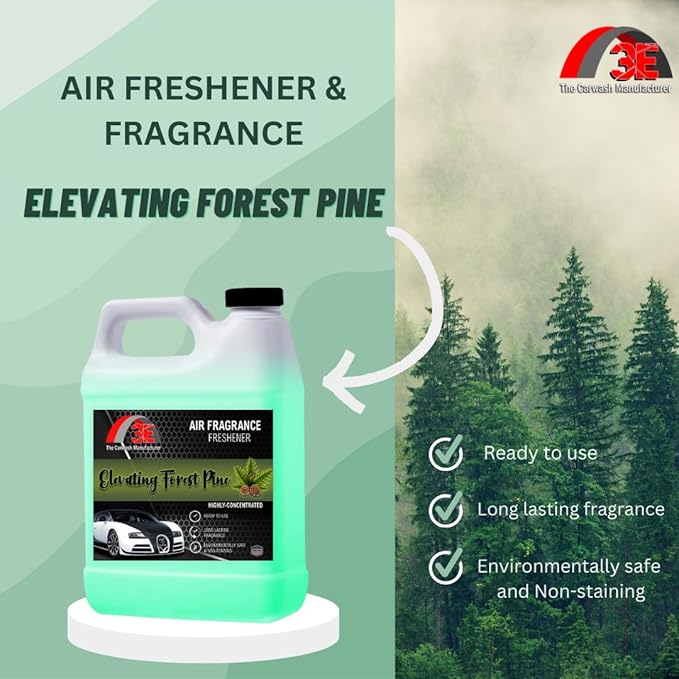Air Freshener Elevating Forest Pine and Odor Eliminator Premium Smell Fragrance Premium Smell and Odor Eliminator Half Gallon (64 oz)