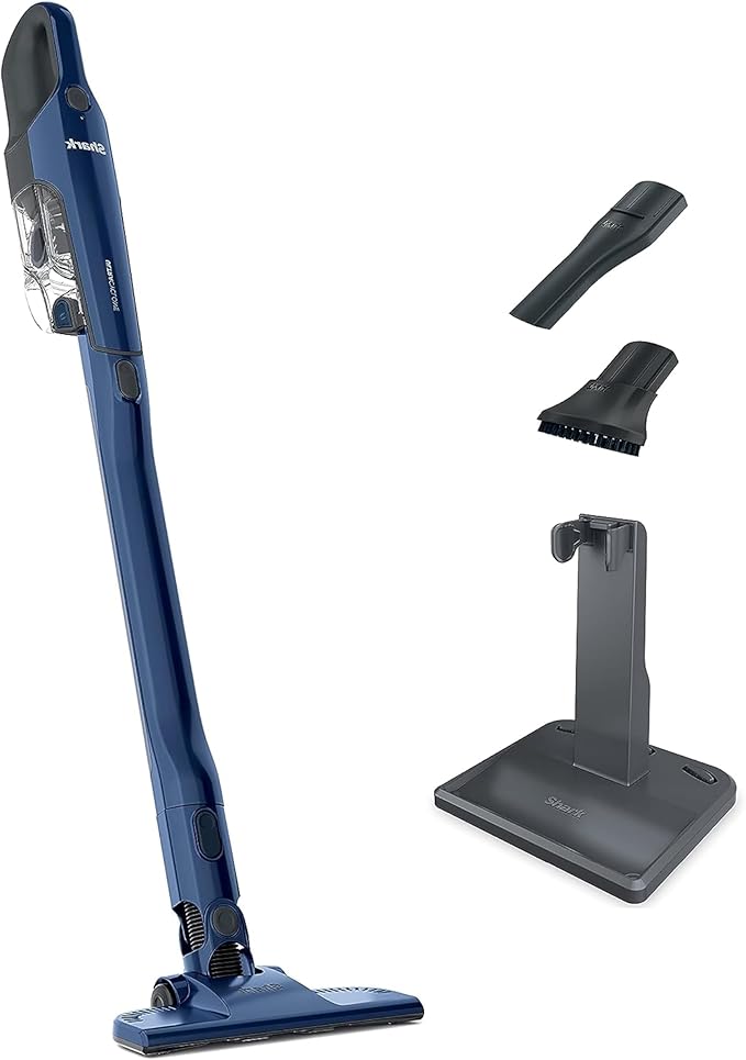 Shark CH964AMZ 2-in-1 Cordless &amp Handheld Vacuum Ultracyclone System Ultra-Lightweight and Portable for Car and Home Washable Filter XL Dust Cup Crevice Tool &amp Scrubbing Brush Blue