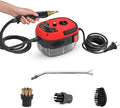 2500W Handheld Steam Cleaner Portable High Temperature Pressurized Steam Cleaner Carpet Steam Cleaner with Brush Heads High Pressure Steamer Mini Power Cleaning Steamer for Furniture Bathroom Car