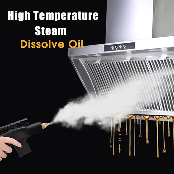 Steam Cleaning 3000W Professional Steam Cleaner Handheld Steam Generator High Pressure Cleaning Machine for Household Kitchen (Color : Yellow)
