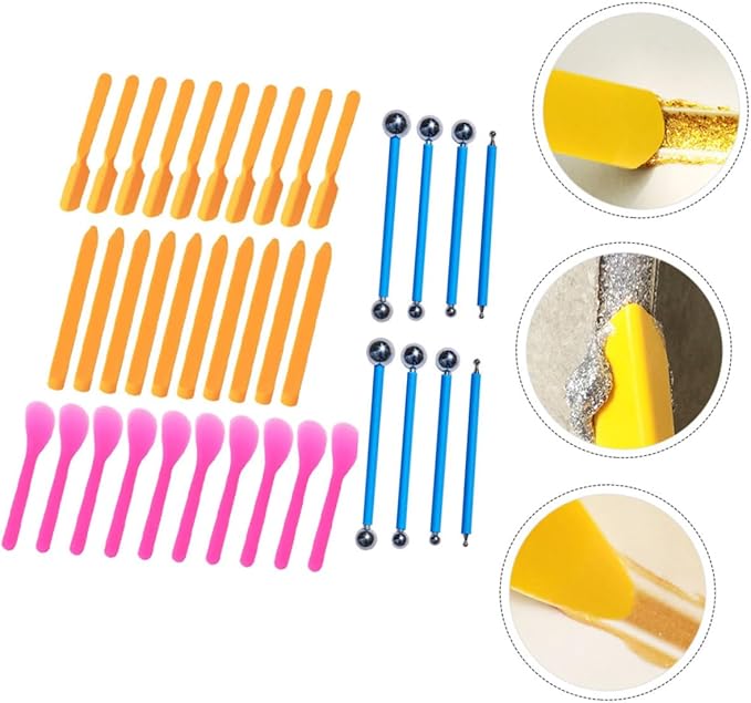 Mikikit 2sets Caulk Finishing Tool Kit for Grout Application Practical Sealant Tools for Tile Cleaning for Bathroom Kitchen and Floor Seams