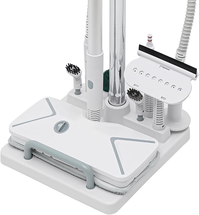 1300W High Temperature Handheld Steam Cleaner with Multi-purpose AccessoriesSteam Mop Cleaner Handheld Steamer for Laminate FloorTilesGroutWindowClothes and Carpets