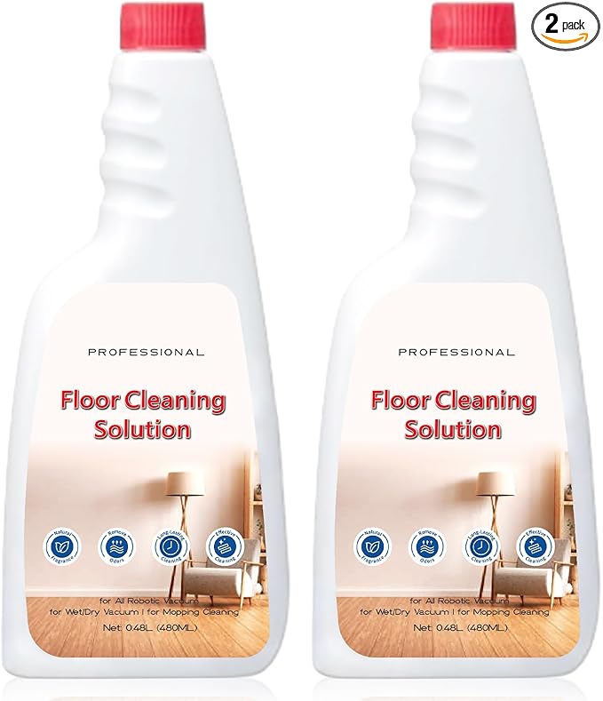 Cleaner Solution for Roborock Cleaning Solution Citrus Scented Deep Clean Residue &amp Streak Free for Hardwood Multi Surface Compatible with Roborock Saros 10/10R/Z70 Q7 Q8 Q10 S7 S8 Qrevo Series