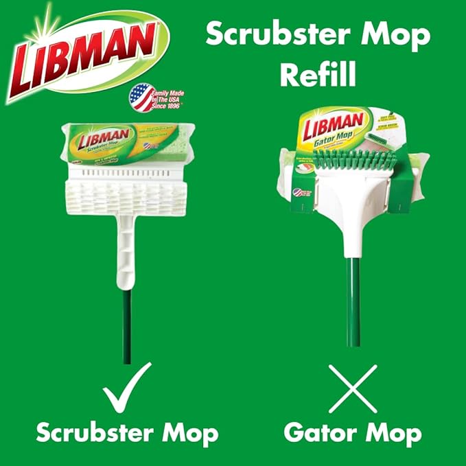 Libman Commercial Scrubster Mop Refill | Case of 6