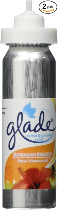 Glade Sense &amp Spray Automatic Air Freshener Refill Hawaiian Breeze 2 Ct 0.86 oz