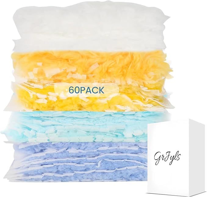 Duster Refills Bulk Compatible with Swiffer Dusters Swiffer Microfibre dust Cleaner for Cleaning Home Office Furniture (Color Mixing 60 PCS (180°+360°))
