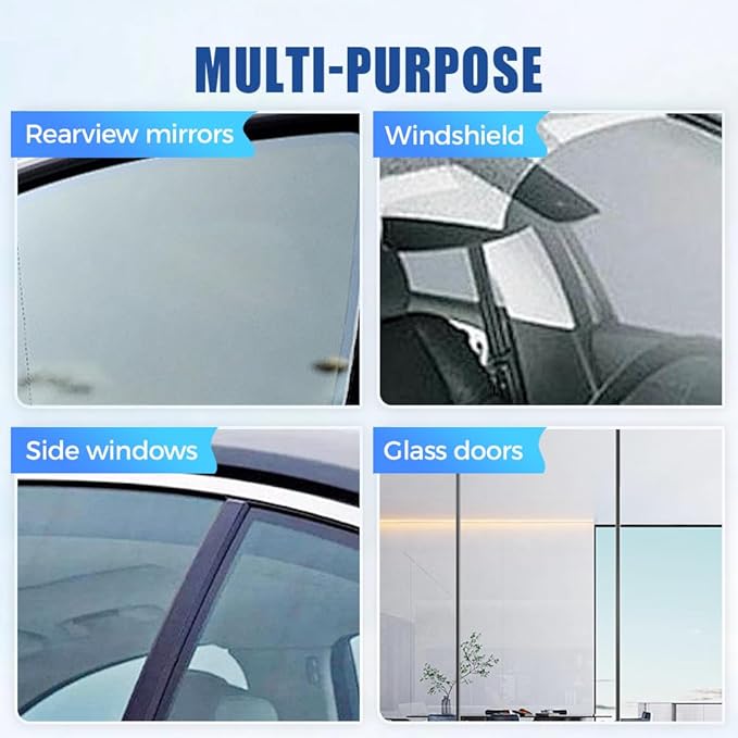 Handheld Glass Oil-Film Remover 2026 Upgrade Glass Emulsion Cleaner New Glass Cleaning Board Automotive Oil Film Cleaning Brush for Car Windows (4 Medium)