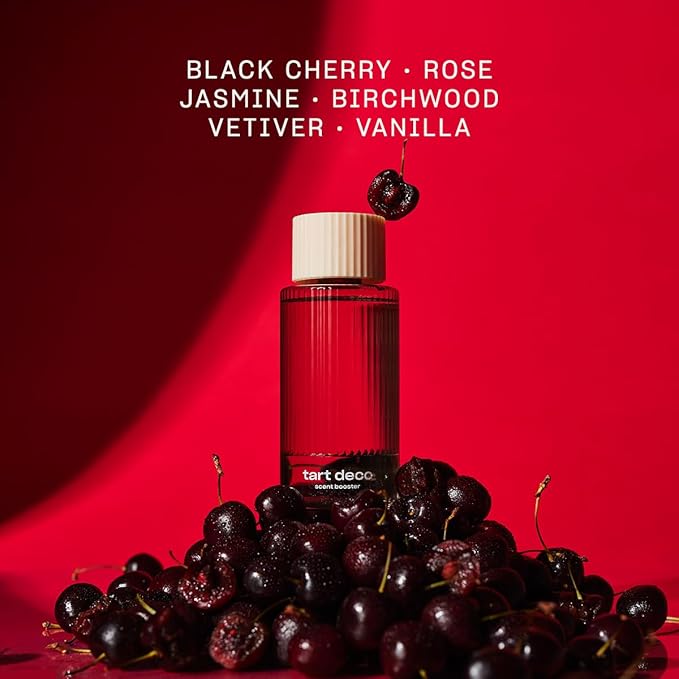 Snif Tart Deco Scent Booster Juicy Sophisticated Cherry Scent 25 Loads Non-Irritating to Skin Clean Non-Toxic Vegan Cruelty Free 8.5oz