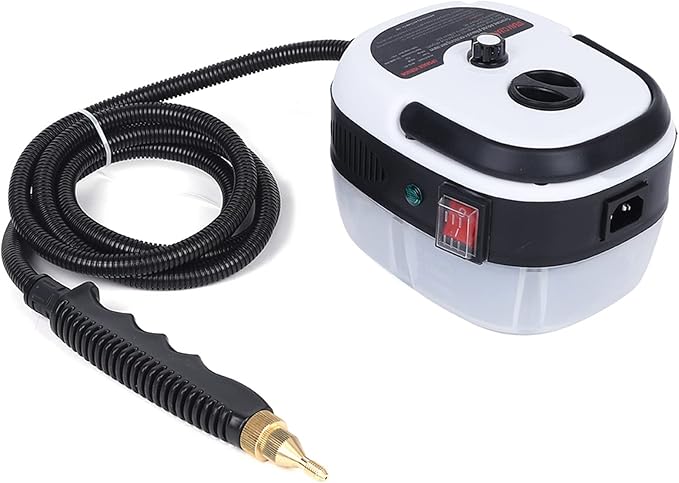 Handheld Steam Cleaner Machine High Pressure High Temperature 110V 2500W Perfect for Stain Removal Steam Cleaner for Range Hood Air Conditioner Microwave Oven Furniture surface etc.