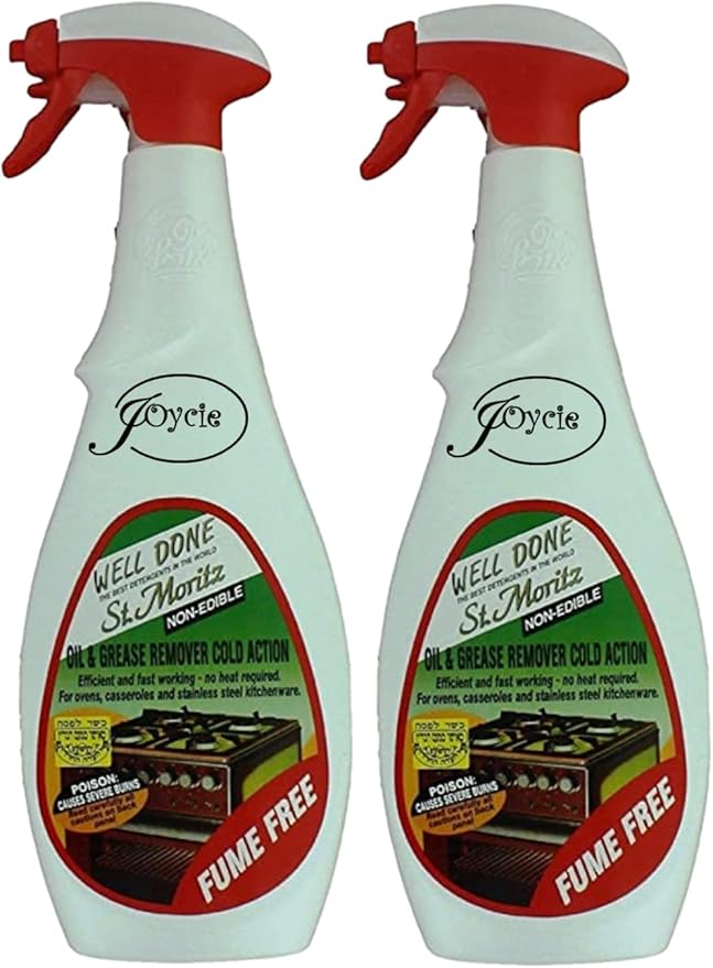 Well Done St.Moritz Oven Cleaner 27Oz (750Ml) Fume Free Pack (3)