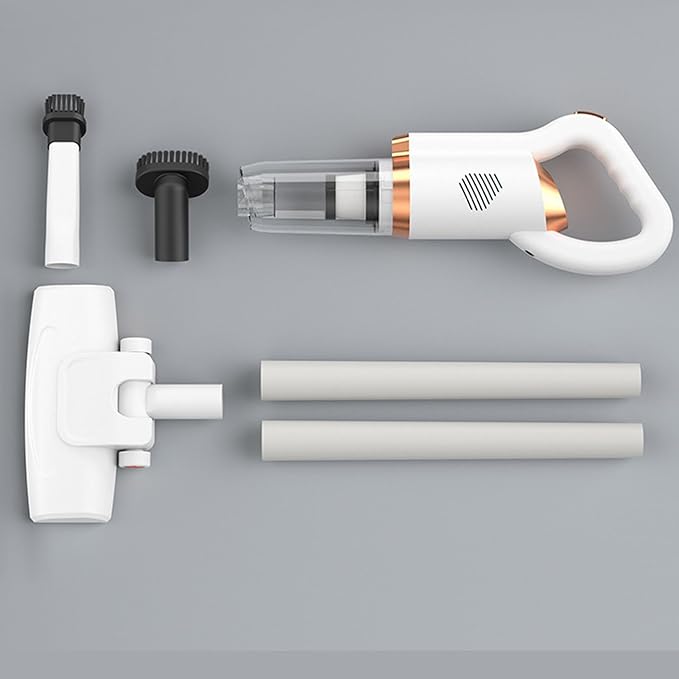 Tnfeeon Cordless Stick Vacuum Cleaner Powerful Hardwood Floor &amp Carpet Cleaning Multifunctional Design (Vacuuming &amp Mopping) White