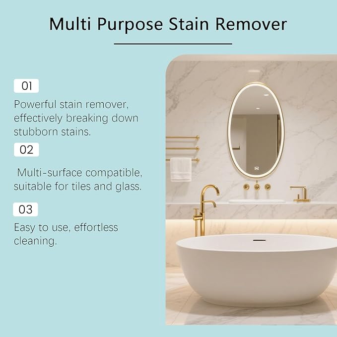 The Glass Cleaner Spray Glass and Window Cleaner Spray Window Mirror Screen and Shower Door Cleaner Indoor and Outdoor Glasses Surfaces15.22 Fl Oz (2PCS)