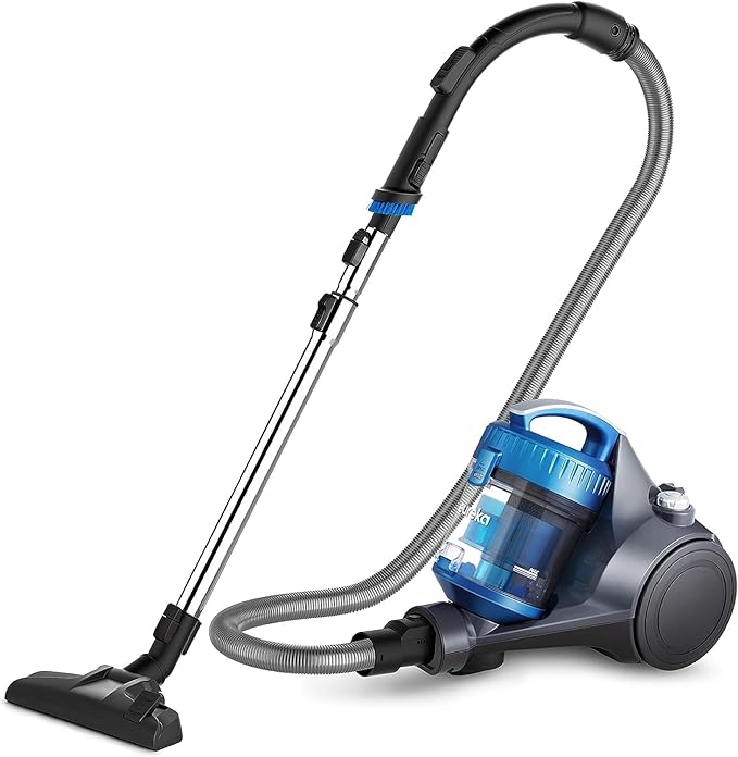 Eureka WhirlWind Bagless Canister 2.5L Vacuum Cleaner Lightweight Vac for Carpets and Hard Floors NEN110A Blue
