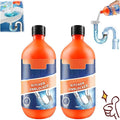 Pipeline Dredging Agent-Momeng Kitchen Unblockerle Powerful Pipe Dredge Agent Sink Drain Cleaner for Kitchen Toilet Pipeline Cleaning Tool Suitable for Various Pipes. (2pcs)