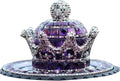 Crown-Shaped Car Air Freshener Diamond Car Ornaments with Anti-Slip Pad Interior Decoration for Home Office(Purple) Perfume Bottle Holder Ornament Air Freshener Cup Holder