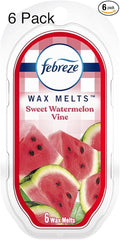 6 Pack Febreeze Sweet Watermelon Vine Wax Melts 6 Count Each