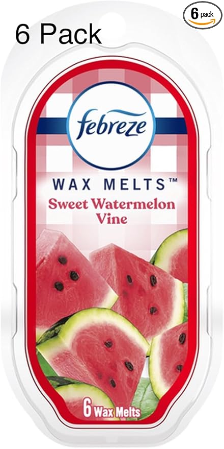 6 Pack Febreeze Sweet Watermelon Vine Wax Melts 6 Count Each