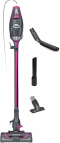 Shark HV371 Rocket Pro DLX Corded Stick Removable Hand Vacuum Advanced Swivel Steering XL Cup Crevice Tool Upholstery Tool &amp Anti-Allergen Dust Brush Fuchsia Capacity