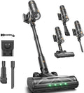 OXVAC Cordless Vacuum Cleaner 600W/58000Pa 65-Minute Run Time Cordless Stick Vacuum with Self-Cleaning Filtration System Freestanding Tangle-Free Suitable for Carpets/Floors/Pet Hair