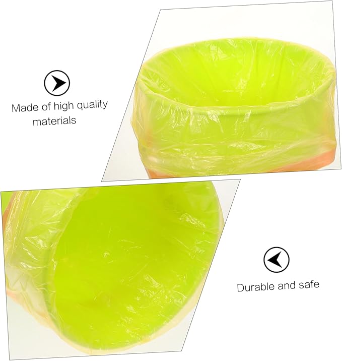 10 Packs Disposable Drawstring Trash Bags Each Sturdy Plastic Waste Container Bags with Handles Heavy-duty Rubbish Liners for Kitchen Bathroom Home Use Total
