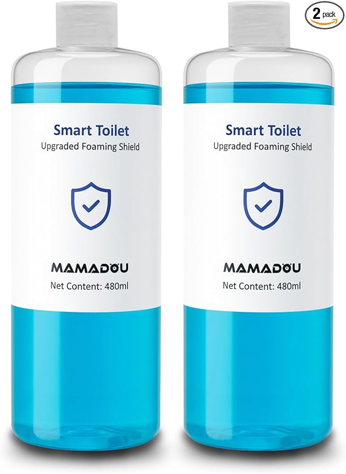 MAMADOU Toilet Foaming Shield 480ml 2Pack For Smart Toilet Cleaner Splash Control Deodorizing Foam Agent Stain-Resistant Easy Cleaning For Fresh Comfortable Bathroom Environment