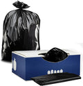 Plasticplace 25 Gallon Trash Bags │ 1.2 Mil │ Black Garbage Can Liners │ 30 x 36 (250 Case)
