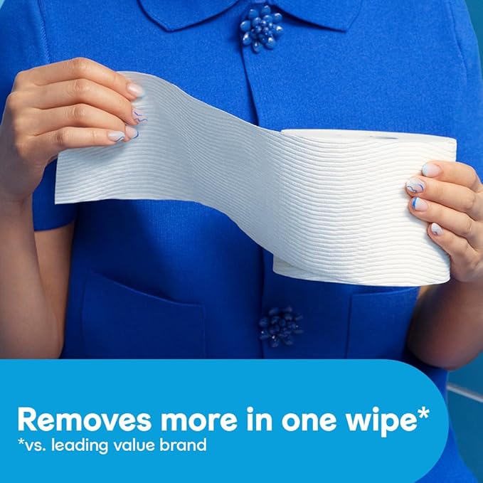 Cottonelle Ultra Clean Toilet Paper with Active CleaningRipples Texture 1-Ply Strong Bath Tissue 24 Family Mega Rolls = 132 Regular (4 Packs of 6) White