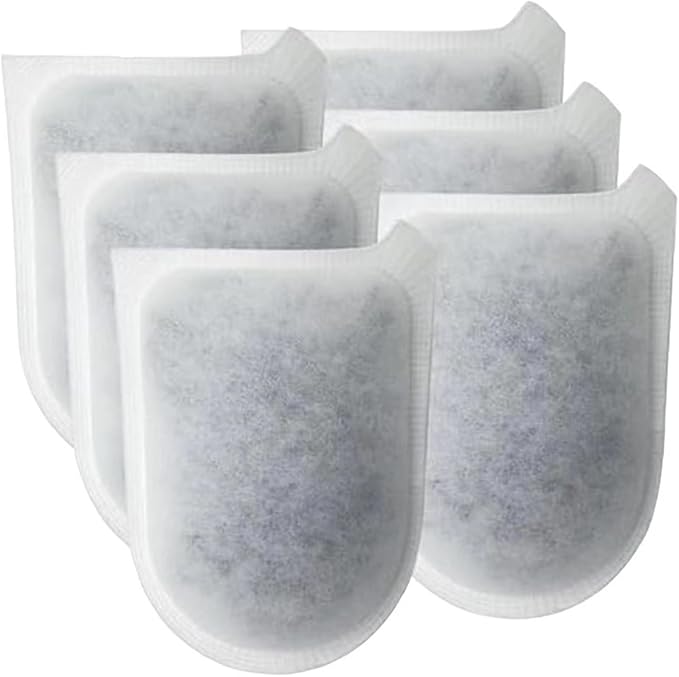 3pc/6pc Aquarium Filter Bags Reusable Fine Filter For Fresh Saltwater TanksCompatible forTetra Easycrystal600 FilterBoxFish Tank(WHITE)