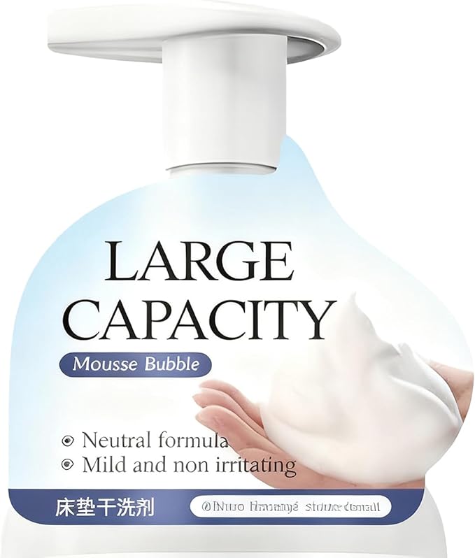 Mattress Stain Remover 300ml Plant-Based Quick-Drying Spray for Sofa Bed Carpet Couch Rug Upholstery Fabric Furniture Laundry Cleaning