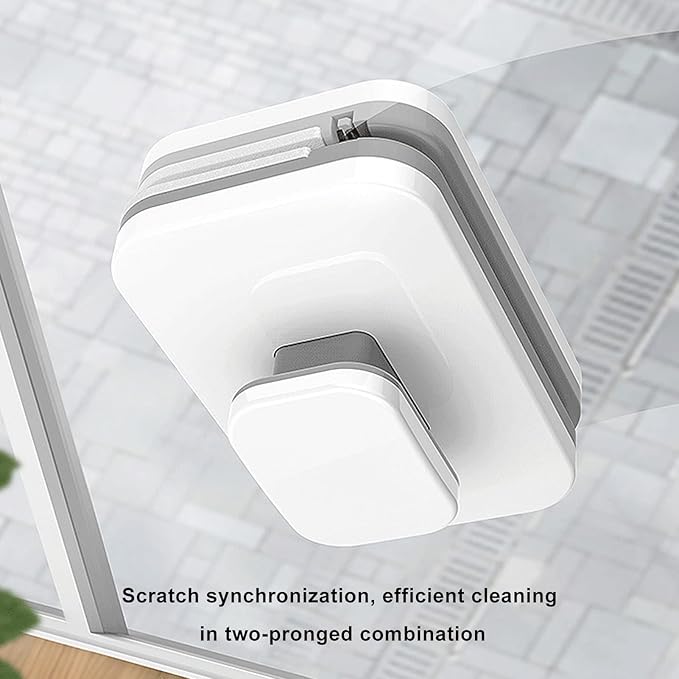 Magnetic Window Cleaner Double SidedGlass Wiper Magnetic Cleaning ToolsMagnetic Window Cleaner Large Handle Window Cleaning Tool for 3 to 10mm Glasses