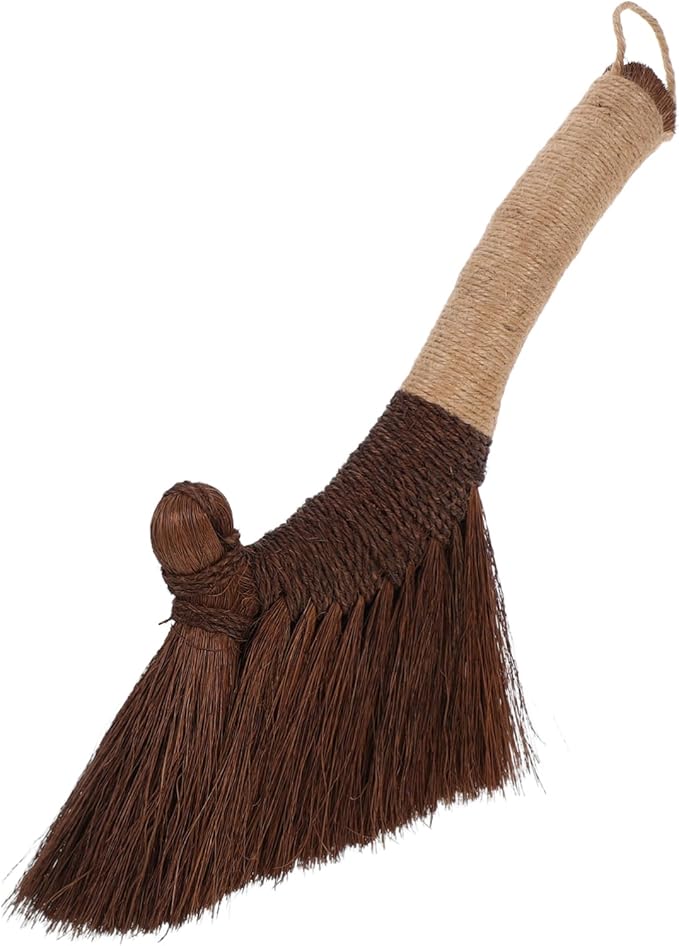PRETYZOOM Dust Mop Vietnamese Hand Broom Soft Straw Broom for Desk Asian Hand Sweeping Brush