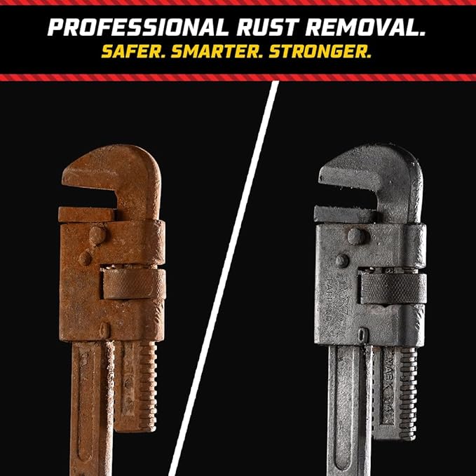 FORGED HIGH-TEST™ Extra Heavy-Duty Rust Remover 8.96 pounds (Pack of 1) | 128 oz. | Auto Parts Hardware Restoration &amp More!