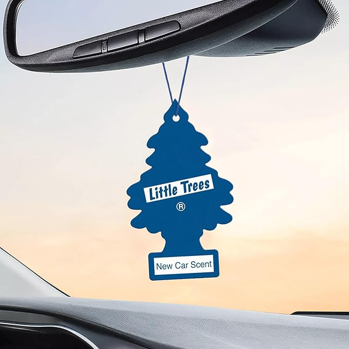 Little Trees U3S-32089 Car Air Freshener New Car Scent 3-Pk. - Quantity 8