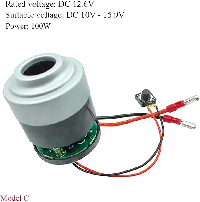 125W/135W Brushless Electric Vacuum Cleaner DC12V/18V/21V High Power Strong Suction Handheld Portable For Home &amp Car Cleaning(OTHER_C DC 10-15.9V 100W)