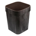 Plastic Household Trash Can with Pressing Ring Non-Slip Bottom Garbage Bin for Bedroom and Dining Room Smooth Surface Wastebasket for Rubbish Storage and Home Use