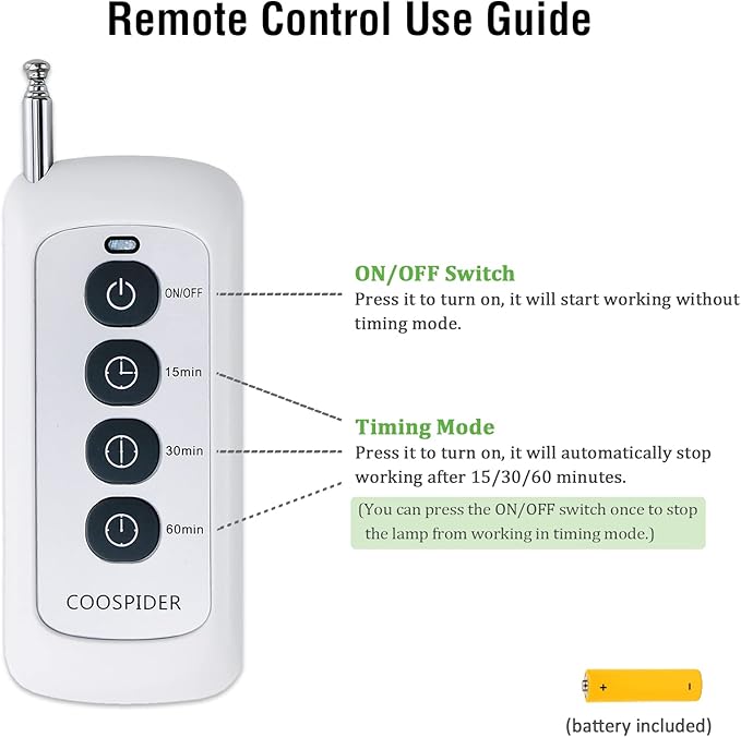 36Watts UV Sanitizer Lamp with Remote Control Powerful Ozone UVC Light with E26 Base for Basement/Bedroom/Kitchen/Office/Storehouse/Car 3-Gear Timer 110V with Ozone-– Perfect Father's Day Gifts