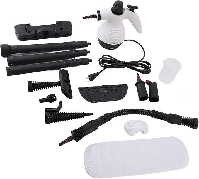 Handheld Steam Cleaner Multipurpose Pressurized Machine for Home Kitchen Car Appliances Floors Fast Heating Portable Design