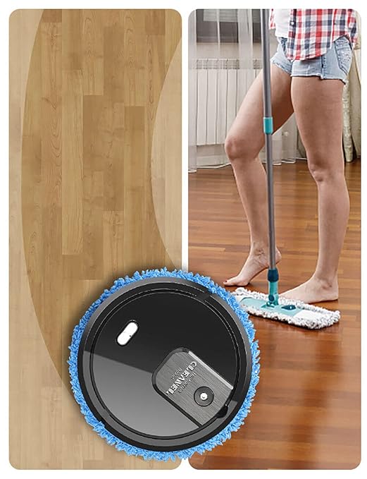 Vacuum Cleaner Black Neutral Wet Dry Dual-use Floor Scrubber One Click Operation for Efficient Cleaning