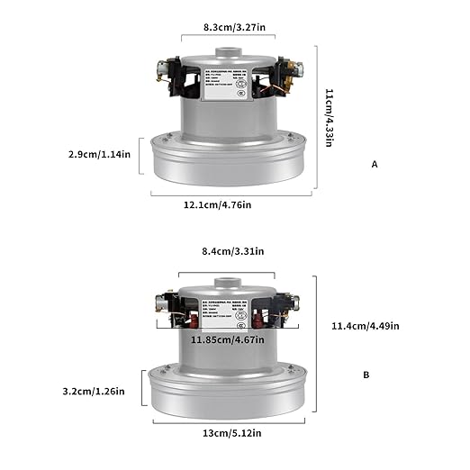 Efficient 220V Vacuum Cleaners Motor Replacement Part For Carpet And Floor Cleaning Suitable For Diverses Environments