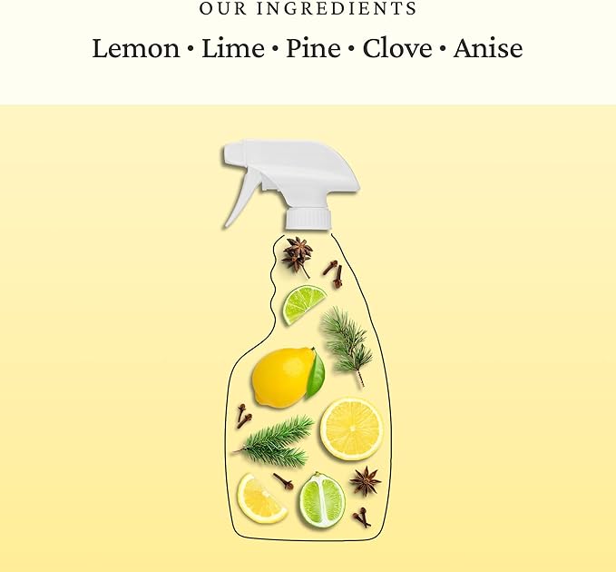 Fresh Wave Lemon Scent Odor Eliminator Spray &amp Air Freshener 24 fl. oz. | Odor Absorber for Home Furniture Fabrics &amp Trash | Safer Odor Relief