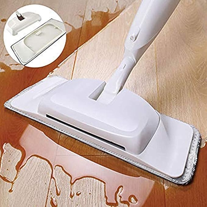 Mop Professional Microfiber Mop Stainless Steel Handle Premium Mop Pads Lazy Mop Spray Spray Sweeping Hand-Free Washing