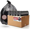 13 Gallon Trash Bags 1000 Count Bulk Value Pack Black Tall Kitchen Garbage bags Multi-purpose Trash Can Bin Liners for Bathroom Office Industrial Commercial Janitorial Municipal Recycling