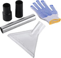 Universal Clear Vacuum Extraction Accessory Transparent Water Suction Head Vacuum Cleaner Part for Cleaning Sofa Carpet(Large)