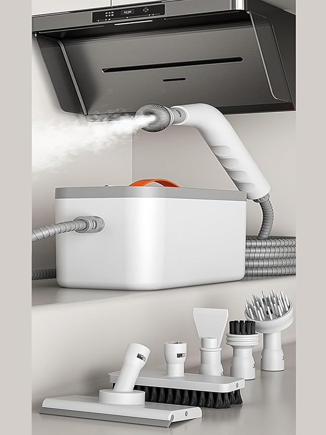 Portable Handheld Steam Cleaner 650ml Large Capacity Fast Heating Cleaning Machine for Home Car Kitchen Grout Tile