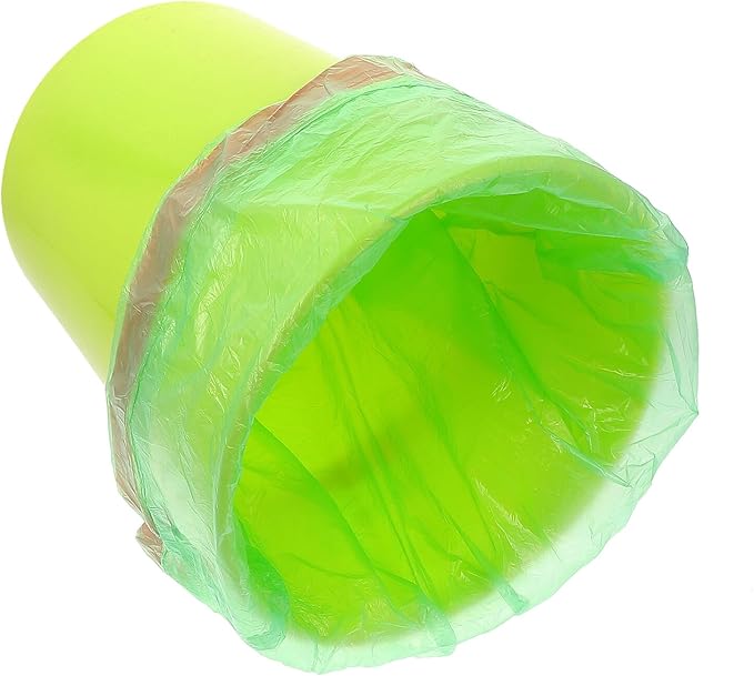 Mipcase 10 Packs Disposable Drawstring Trash Bags Thickened PP Plastic Household Waste Container Carrying Bags for Bathroom Bedroom Office Use